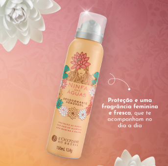 Desodorante Aerossol Ninfa das Águas